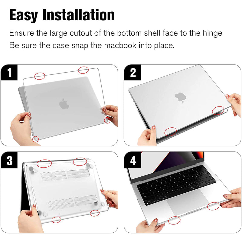 macbook pro 14 case installation guides