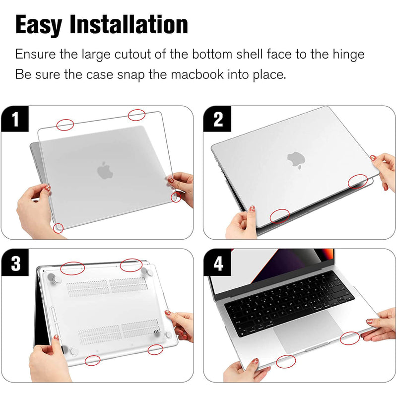 macbook pro 14 case installation guides