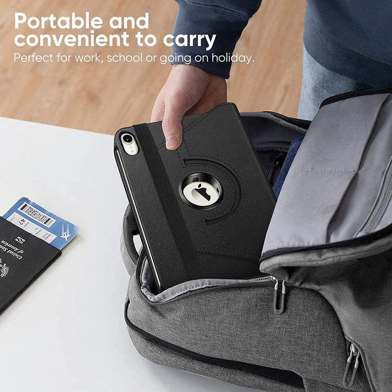 iPad Mini A17 Pro (2024), iPad Mini 6th Gen (2021) 360-Degree Swiveling Stand Case | Fintie
