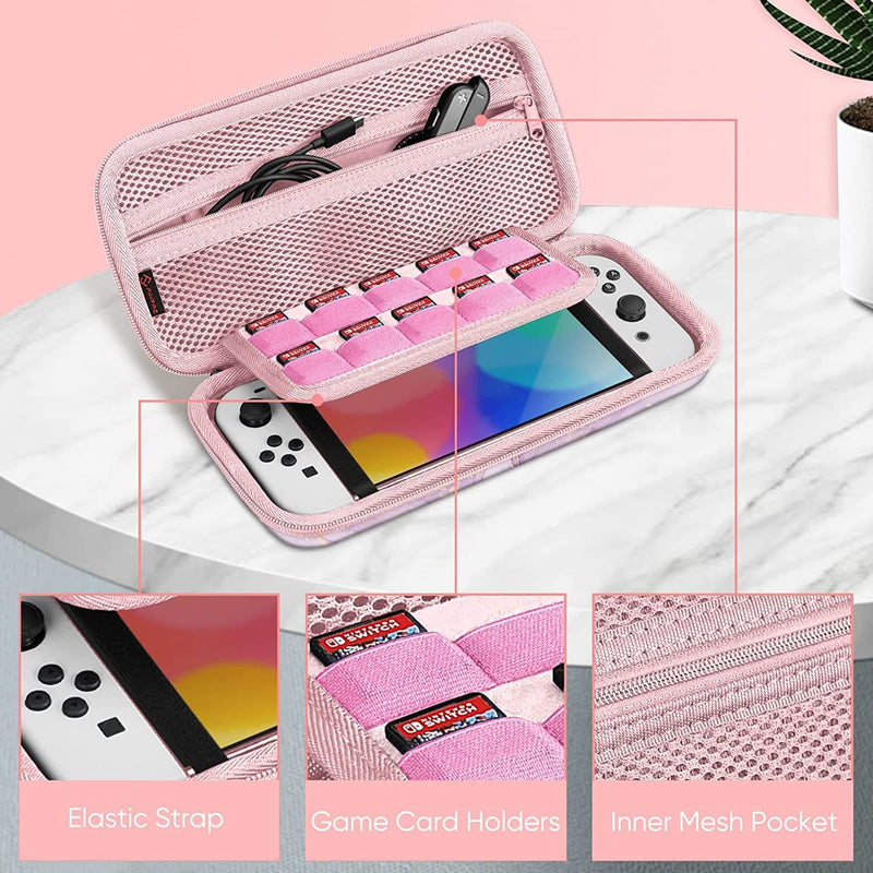 nintendo switch case with elastic strap 