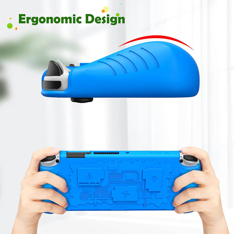 nintendo switch oled case with ergonomic grips 