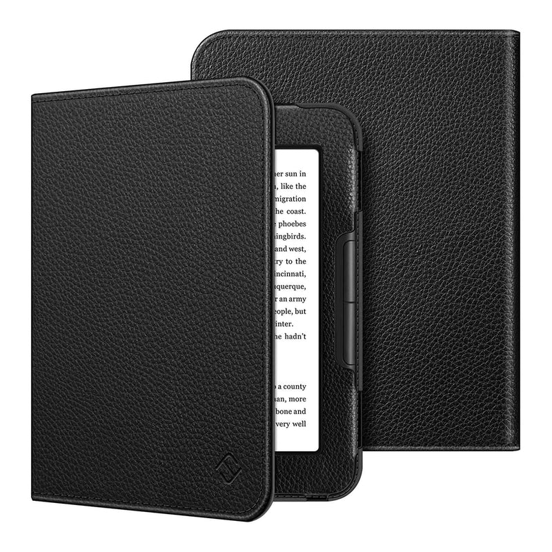 Nook GlowLight 4e/4 Vegan Leather Folio Case w/ Hand Strap | Fintie