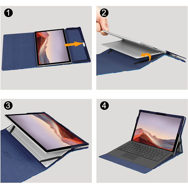 surface pro 6 case installation guides