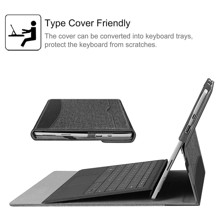 Surface Pro 7+/Pro 7/6/5/4/3 Portfolio Business Cover | Fintie