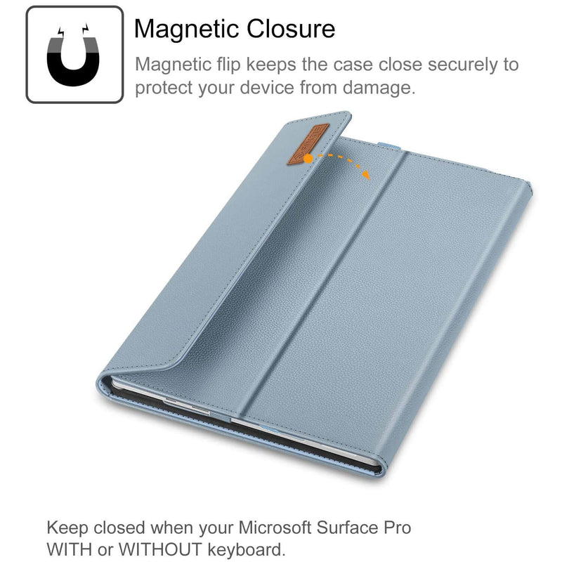 microsoft surface pro 7 case with magnetic closure