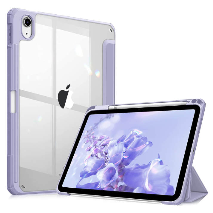 iPad 11-Inch A16 Chip 2025, iPad 10th Gen 10.9" 2022 Hybrid Slim Case w/ Pencil Holder | Fintie