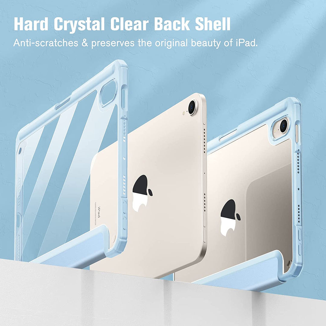 Étui Portefeuille Pour IPad Mini 6 (2021) Et IPad Mini A17 Pro (2024) - Cuir PU, Support Réglable, Marine