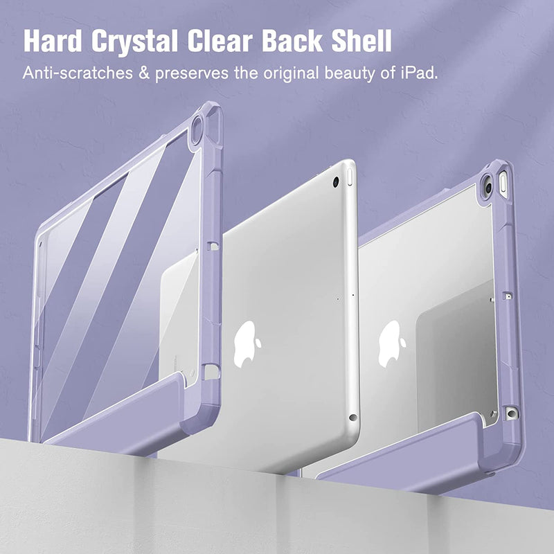 iPad 6th/5th Gen (2018/2017) Hybrid Slim Clear Back Case | Fintie