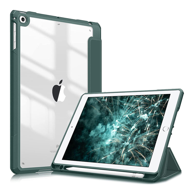 iPad 6th/5th Gen (2018/2017) Hybrid Slim Clear Back Case | Fintie