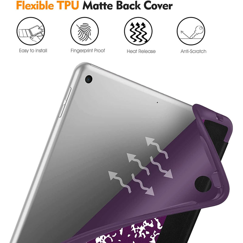 iPad 9 (2021) / iPad 8 / iPad 7 Soft TPU Stand Back Case | Fintie