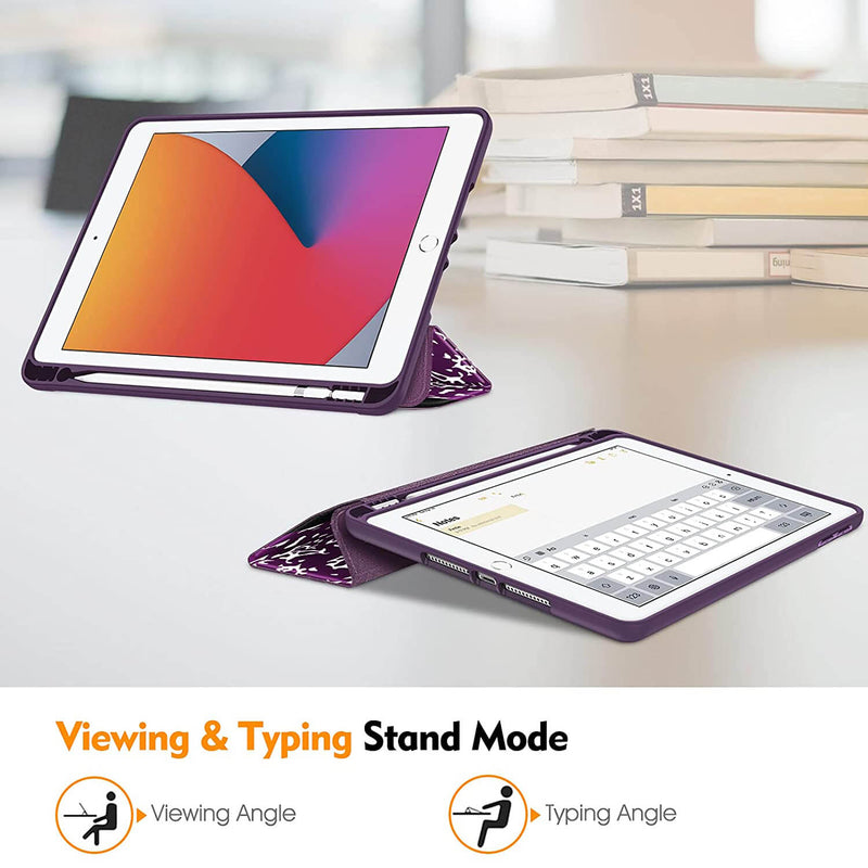 iPad 9th Gen (2021) / iPad 8th Gen/ iPad 7th Gen Soft TPU Stand Back Case | Fintie