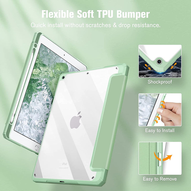 ipad 10.2 case with tpu bumper 