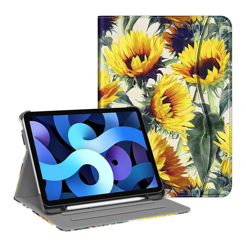 ipad air 11 2024 case in sunflowers