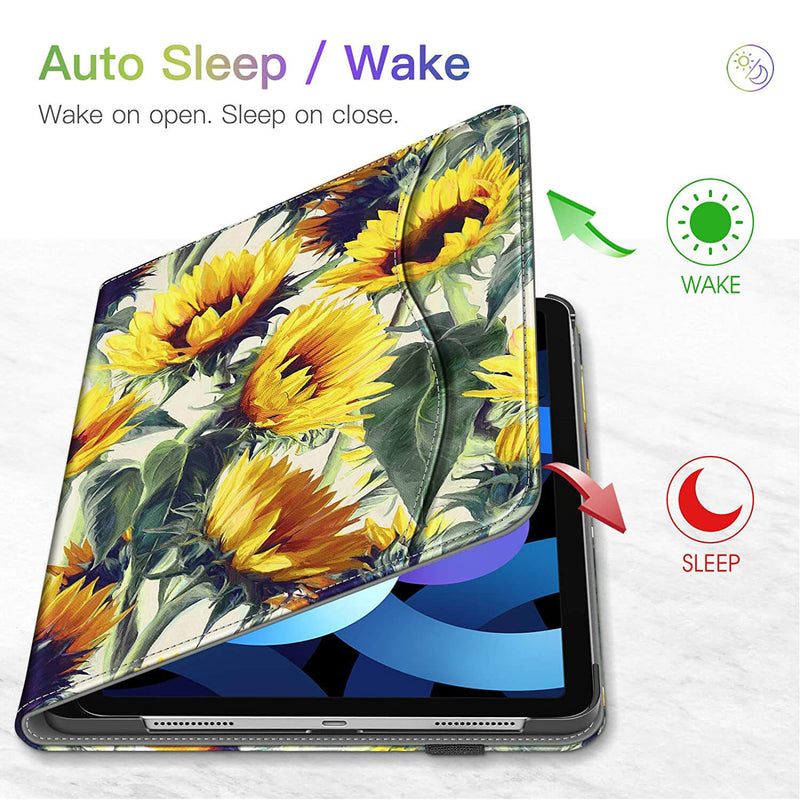close Fintie case to put iPad to sleep