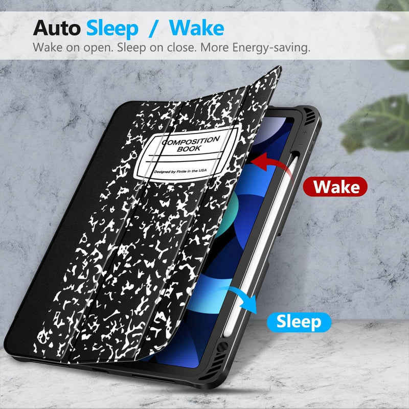 ipad air 10.9 case composition book 