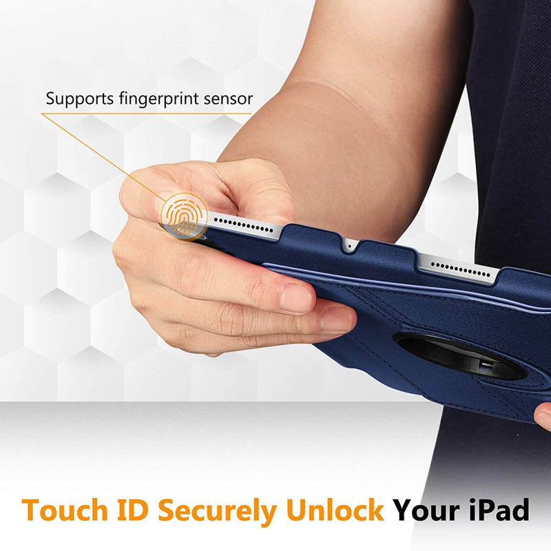 iPad Air 11" M3/M2 chip,iPad Air 5th/4th Generation 10.9" 360-Degree Rotating Stand Cover w/Pencil Holder | Fintie