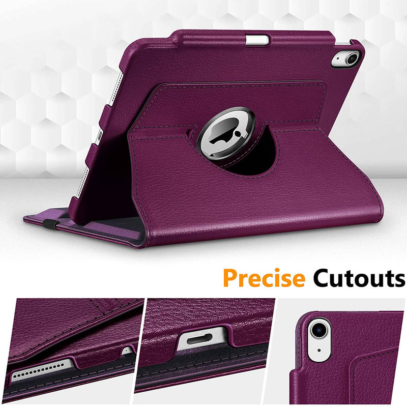 iPad Air 11" M3/M2 chip,iPad Air 5th/4th Generation 10.9" 360-Degree Rotating Stand Cover w/Pencil Holder | Fintie