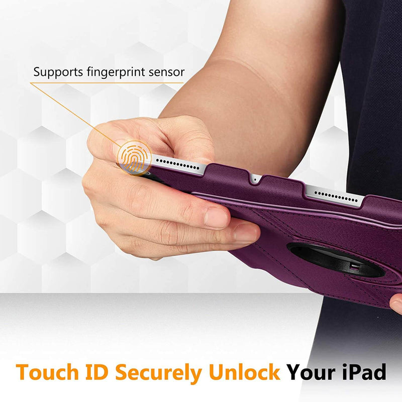 iPad Air 11" M3/M2 chip,iPad Air 5th/4th Generation 10.9" 360-Degree Rotating Stand Cover w/Pencil Holder | Fintie