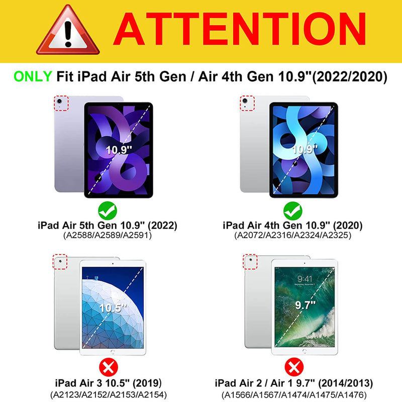 iPad Air 5 (2022) / iPad Air 4 Shockproof Hybrid Slim Case | Fintie