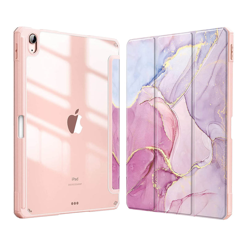 fintie ipad air 2024 case in pink marble