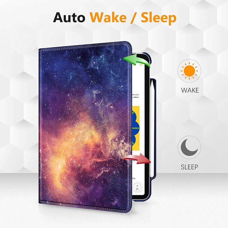 iPad Air 11" M3/M2 chip,iPad Air 5th/4th Generation 10.9" 360-Degree Rotating Stand Cover w/Pencil Holder | Fintie