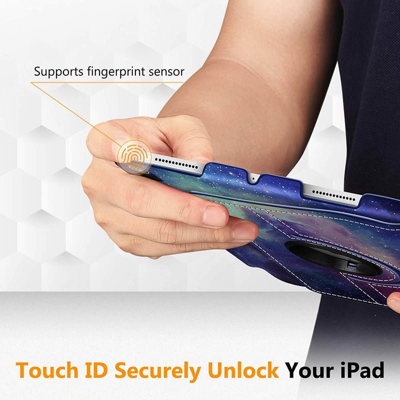 iPad Air 11" M3/M2 chip,iPad Air 5th/4th Generation 10.9" 360-Degree Rotating Stand Cover w/Pencil Holder | Fintie