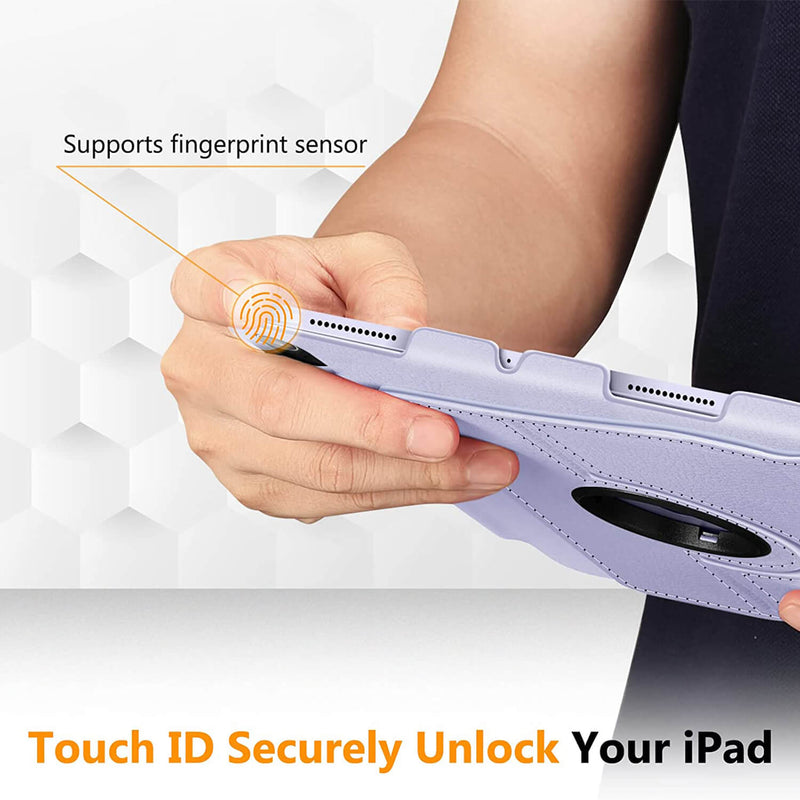 iPad Air 11" M3/M2 chip,iPad Air 5th/4th Generation 10.9" 360-Degree Rotating Stand Cover w/Pencil Holder | Fintie