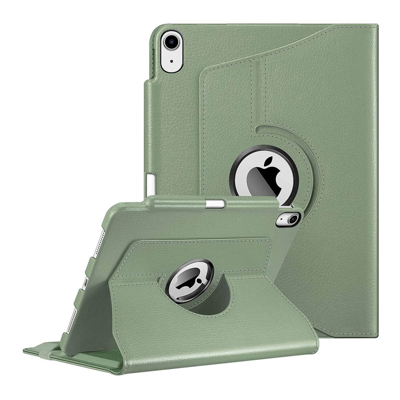 2024 ipad air 360-degree swiveling case in sage green
