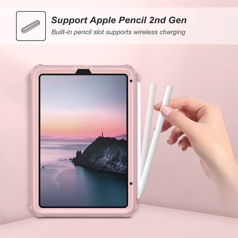 ipad mini case supports apple pencil wireless chaging