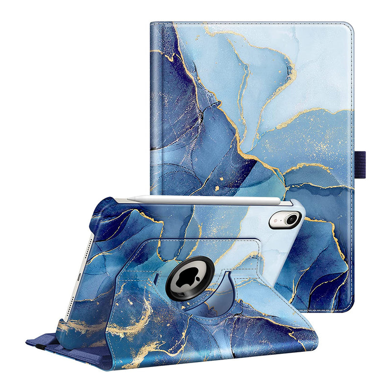 iPad Mini A17 Pro (2024), iPad Mini 6th Gen (2021) 360-Degree Swiveling Stand Case | Fintie