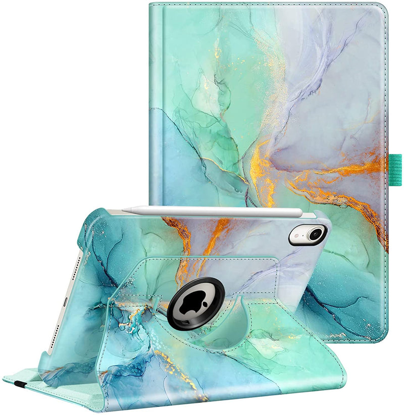 iPad Mini A17 Pro (2024), iPad Mini 6th Gen (2021) 360-Degree Swiveling Stand Case | Fintie