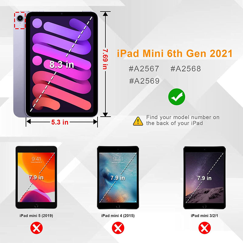 iPad Mini 6 (2021) Multi-Angle Smart Stand Case | Fintie