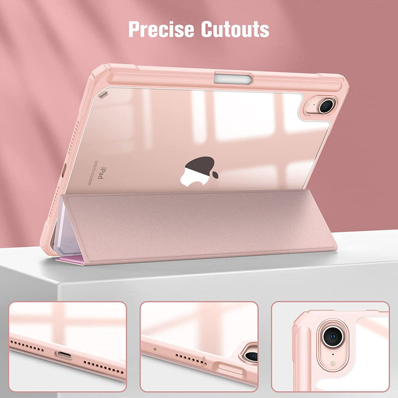 ipad mini 6 case - rose gold