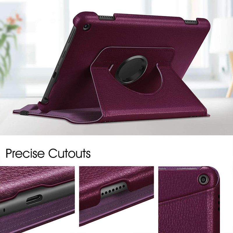 fintie rotating case for fire hd 8 plus 2020