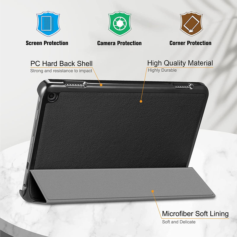 Fire HD 8 / Fire HD 8 Plus (12th/10th Gen, 2024/2022/2020) Slim Trifold Case | Fintie