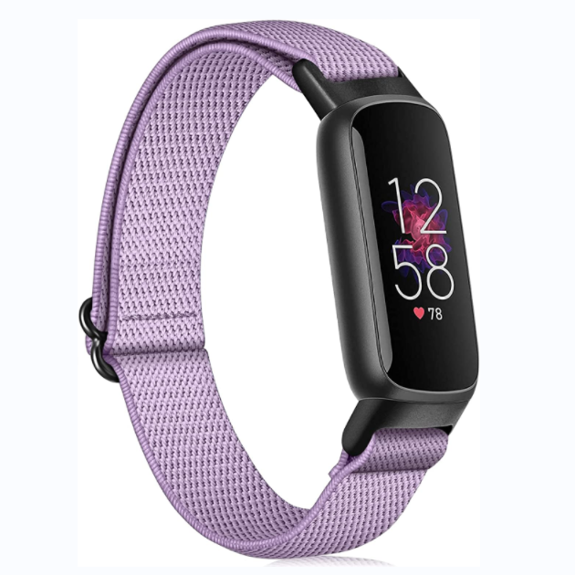 Fitbit Luxe Elastic Band Adjustable Stretchy Nylon Loop Band | Fintie