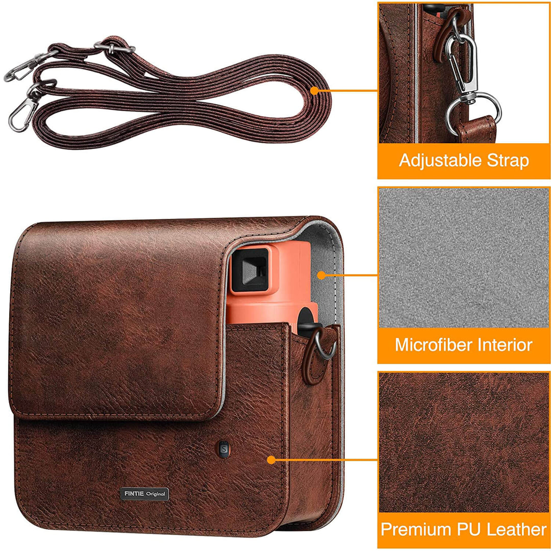 Étui Officiel Instax SQ1 - Housse De Protection Avec Bandoulière Pour Appareil Photo Instantané
