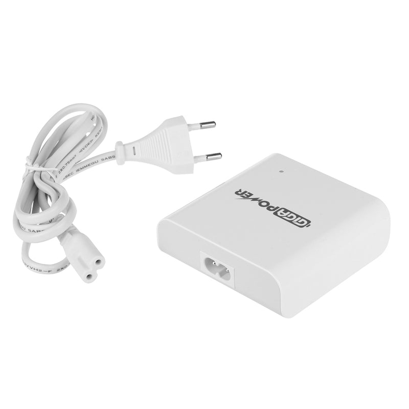 GIGAPOWER 5 Port USB Charger - 40W High Speed Charging Station (White)