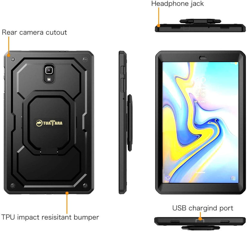 Galaxy Tab A 10.5 2018 Tuatara Magic Ring Shockproof Case | Fintie