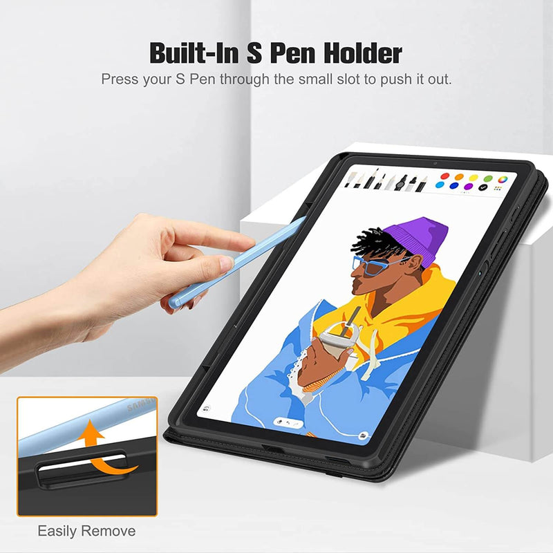 tab s6 lite case with pen holder