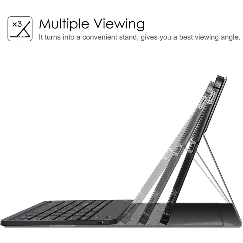 multiple angle tab s8 plus keyboard cover fintie