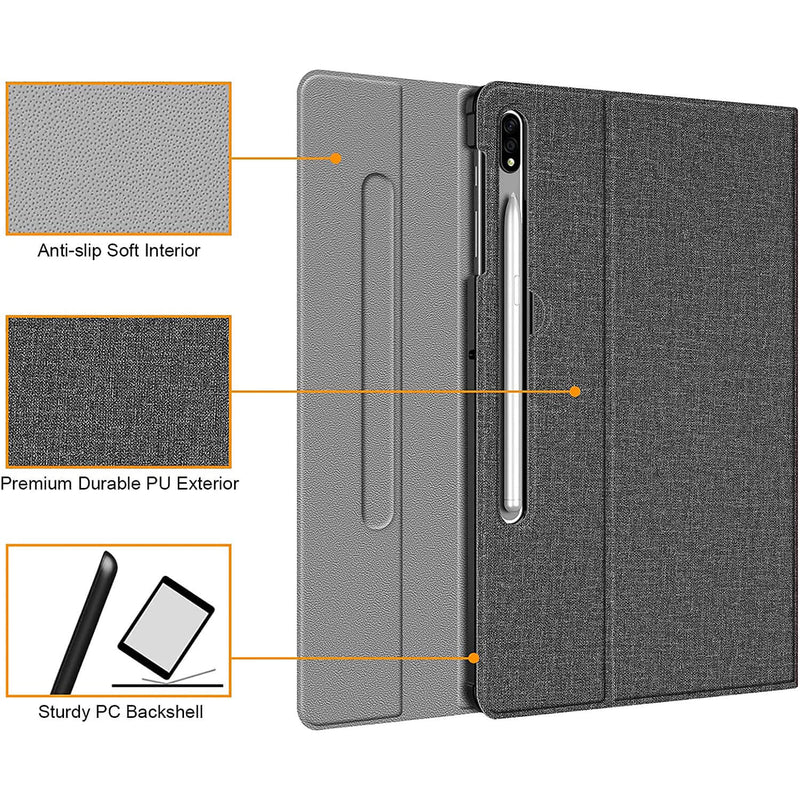 fintie galaxy tab s8 plus keyboard case with s pen holder