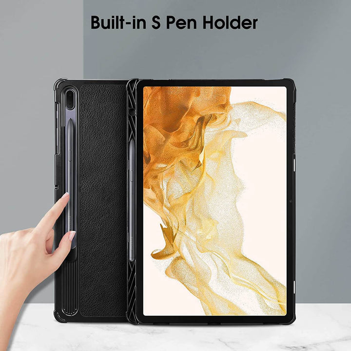 Galaxy Tab S8 Plus 2022/Tab S7 FE/Tab S7 Plus Trifold Case