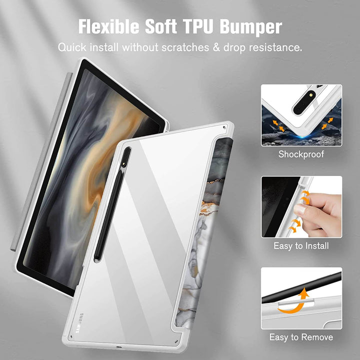 Galaxy Tab S8 Ultra 2022 Hybrid Slim Case | Fintie