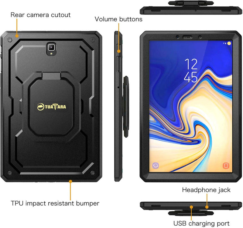 Galaxy Tab S4 10.5 2018 Turtara Shockproof Case | Fintie