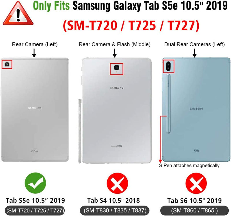 Galaxy Tab S5e 10.5 2019 Multi-Angle Viewing Case | Fintie