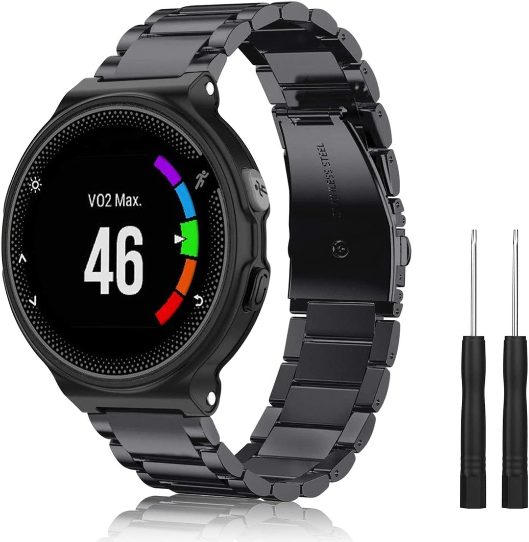 Garmin Forerunner 235 Stainless Steel Metal Band Fintie