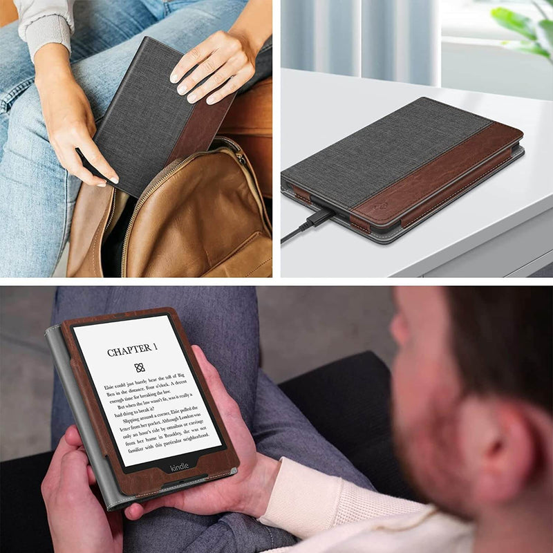 Kindle Paperwhite 2012-2021 Case, Leather Paperwhite Signature