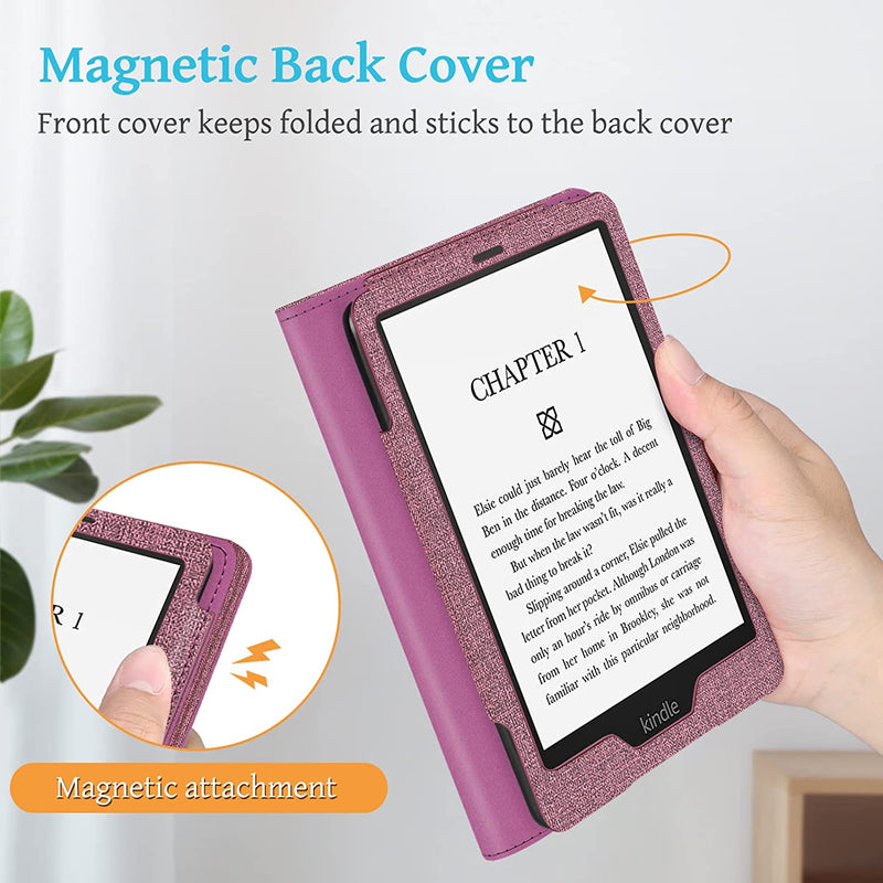 Kindle Paperwhite (11th Gen 2021) Sleeve Case with Foldable Stand and Hand Strap | Fintie