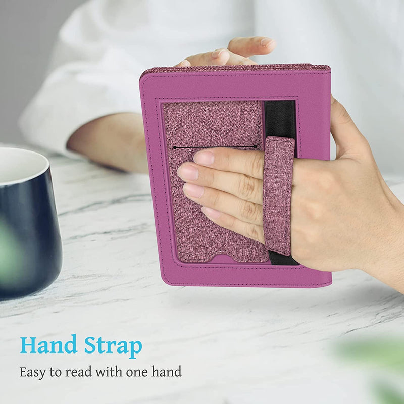 Kindle Paperwhite (11th Gen 2021) Sleeve Case with Foldable Stand and Hand Strap | Fintie